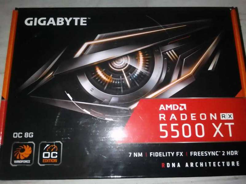 Gigabite ATI Radeon OC RX5500 XT 8Gig DDR 6