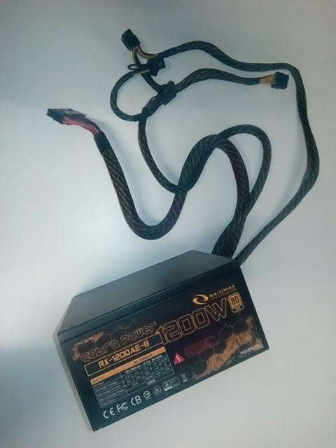 Raidmax COBRA 1200W Modular Power Supply 80plus Gold