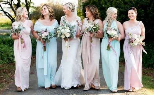 Infinity Floor Length Dresses Fitted