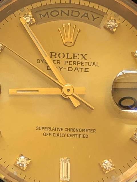 GENUINE ORIGINAL ROLEX DAY-DATE PRESIDENTIAL MOVEMENT CALIBRE 3155 WITH DIAMONDS DIAL