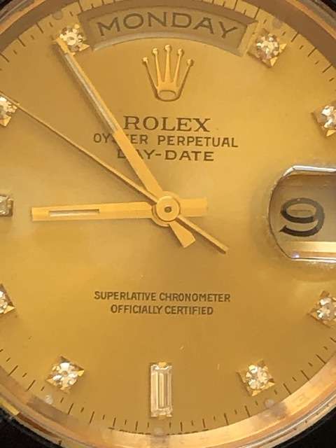 GENUINE ORIGINAL ROLEX DAY-DATE PRESIDENTIAL MOVEMENT CALIBRE 3155 WITH DIAMONDS DIAL