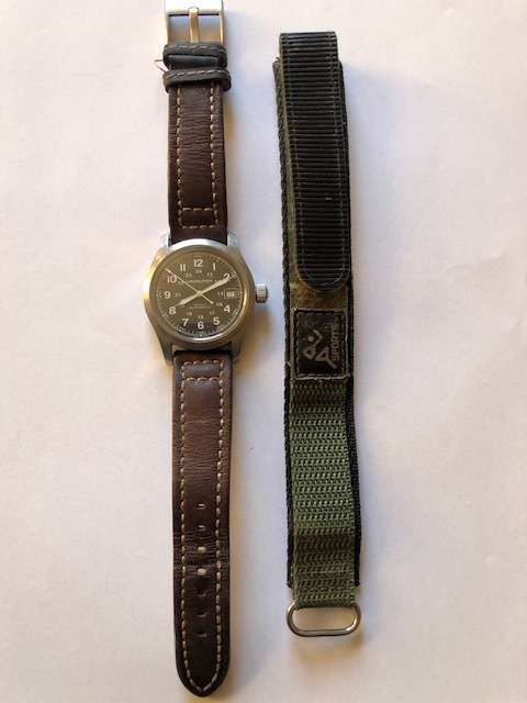 HAMILTON KHAKI AUTOMATIC ETA 2824-2 MOVEMENT 38mm DIAMETER