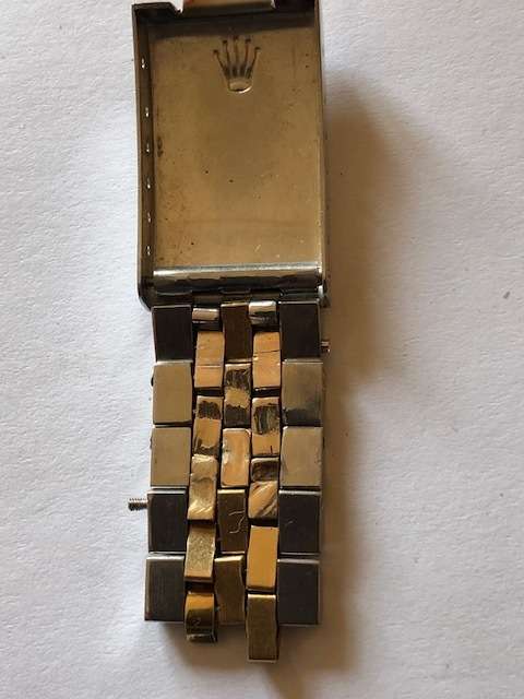 ROLEX GENUINE ORIGINAL  JUBILEE TWO TONE  BRACELET LINKS STEEL AND GOLD 19-20 mm BRACELET
