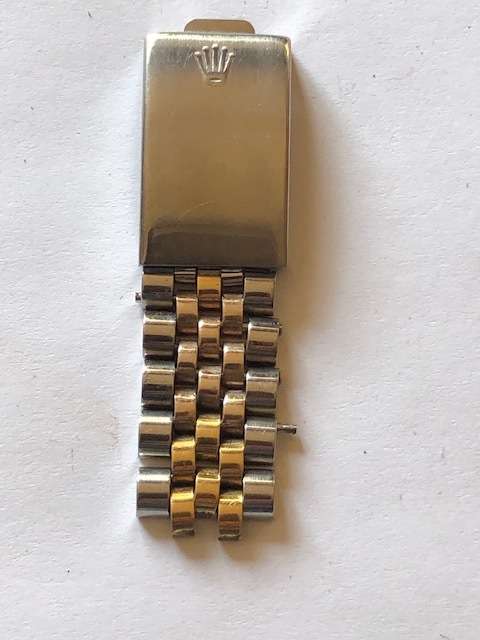 ROLEX GENUINE ORIGINAL  JUBILEE TWO TONE  BRACELET LINKS STEEL AND GOLD 19-20 mm BRACELET