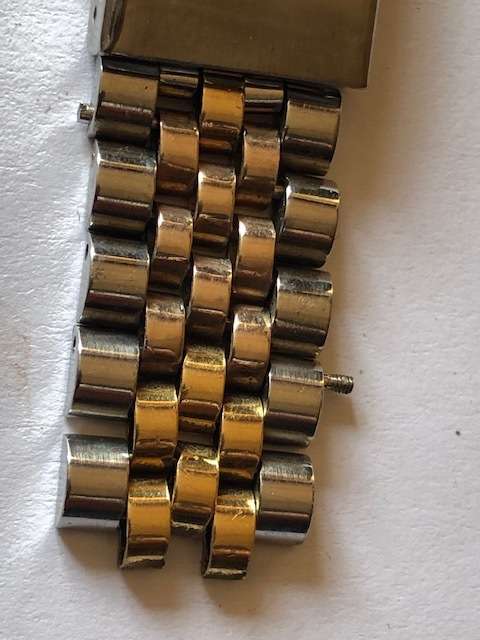ROLEX GENUINE ORIGINAL  JUBILEE TWO TONE  BRACELET LINKS STEEL AND GOLD 19-20 mm BRACELET