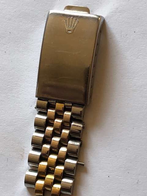 ROLEX GENUINE ORIGINAL  JUBILEE TWO TONE  BRACELET LINKS STEEL AND GOLD 19-20 mm BRACELET