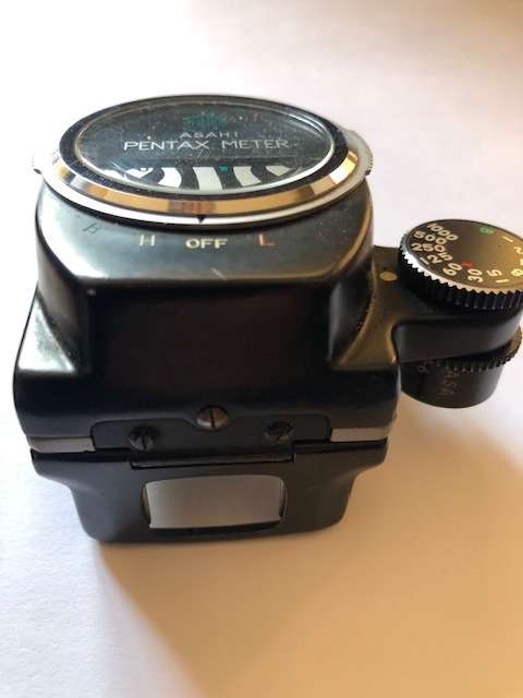 ASAHI PENTSX VINTAGE  CLIP ON  BODY LIGHT METER LIKE NEW NEVR BEEN USED.