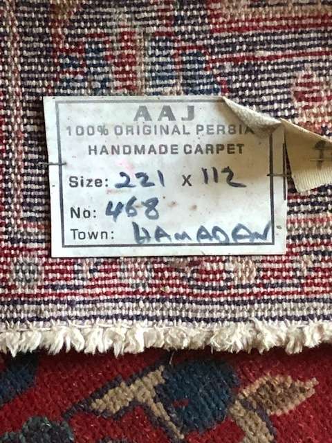 STUNNING  VINTAGE ORIGINAL HAND MADE PERSIAN CARPET