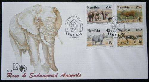 1993 Rare and Endangered Animals. FDC # 1.13