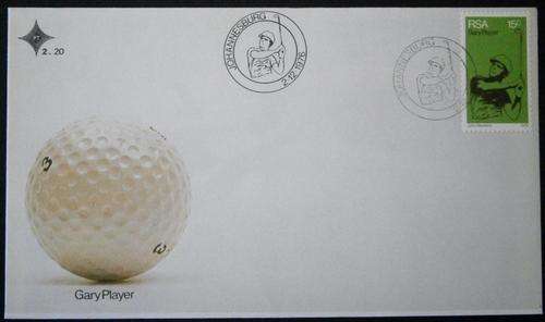 1976 Golfer Gary Player. FDC # 2.20
