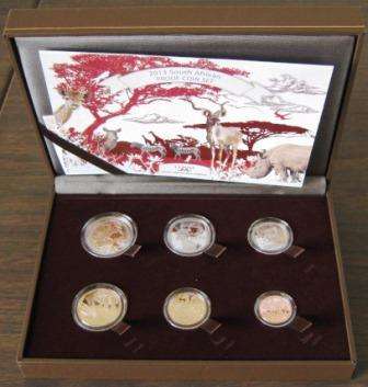2013 SA Proof Coin Set as issued by SA Mint