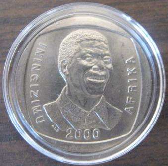 2000 Mandela R5 Coin - as per scan