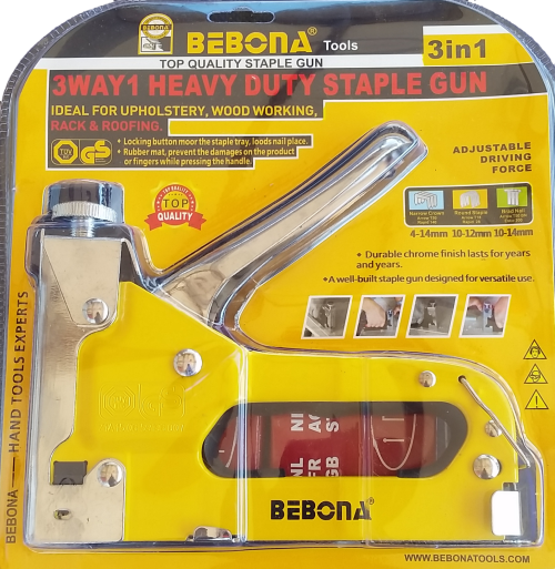Bebona 3 in 1 Heavy Duty Staple Gun