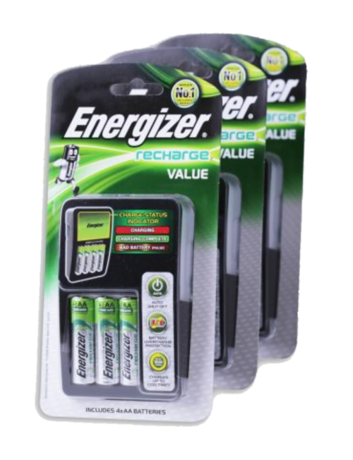 Energizer Recharge Value Charger Pack