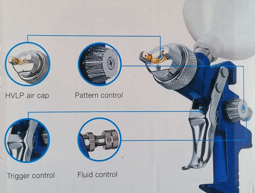 HVLP 1.4mm Air Spray Gun H-827