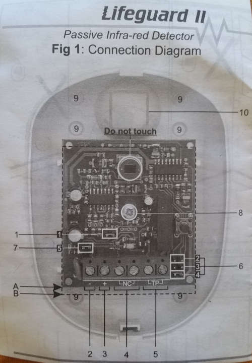 Lifeguard-ll Passive Infra-red Detector