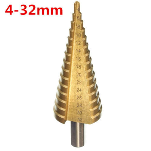 3 Piece HSS Step Drill Bit Set