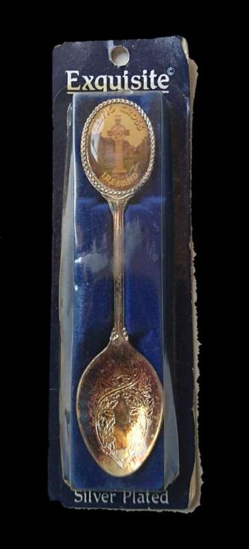 Silver Plated Celtic Cross - Ireland Spoon Memorabilia