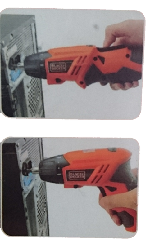 Black and Decker Cordless Screwdriver (KC4815-B9)