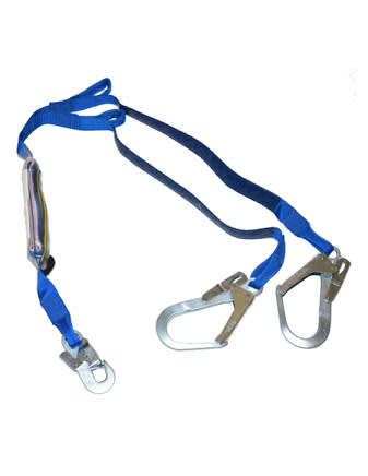 Double Energy Absorbing Fall Arrest Lanyard (1.75m - 2m absorbance)