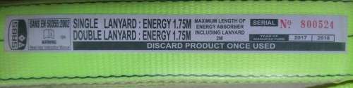 Full Body Harness with Single and double Arrest Lanyard