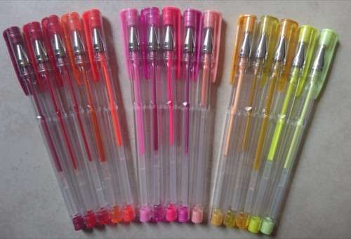 40 Piece Gel Glitter Pen Pack