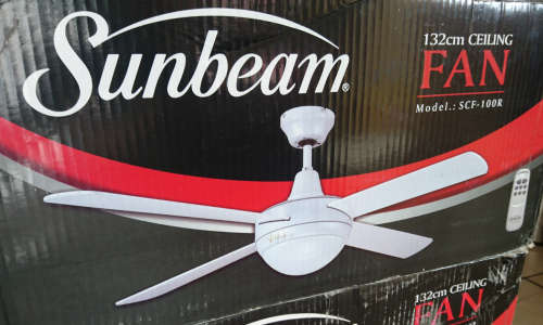 Display Unit - Sunbeam 132cm 4 Blade Ceiling Fan (SCF-100R)