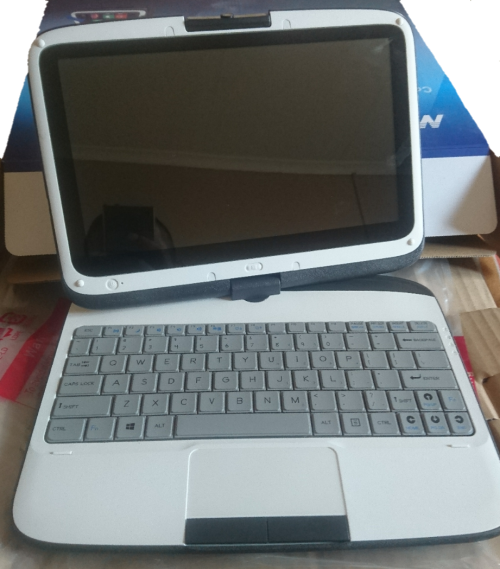 Mecer Xpression Clamshell EC10MI2 Win 10 Home Convertible Classmate 10.1" Notebook