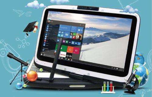 Mecer Xpression Clamshell EC10MI2 Win 10 Home Convertible Classmate 10.1" Notebook