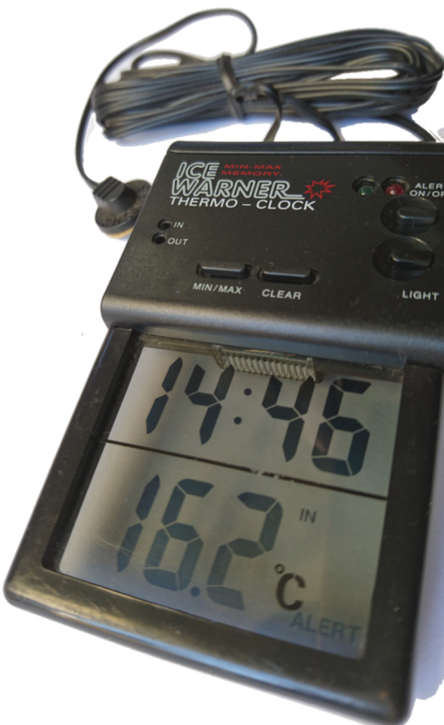 Ice-Warner Thermo Clock