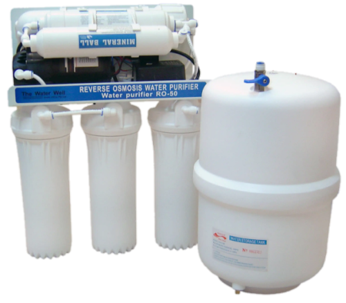 The Water Well - 6 Stage Reverse Osmosis Water Purifier with Booster Pump (RO-50)