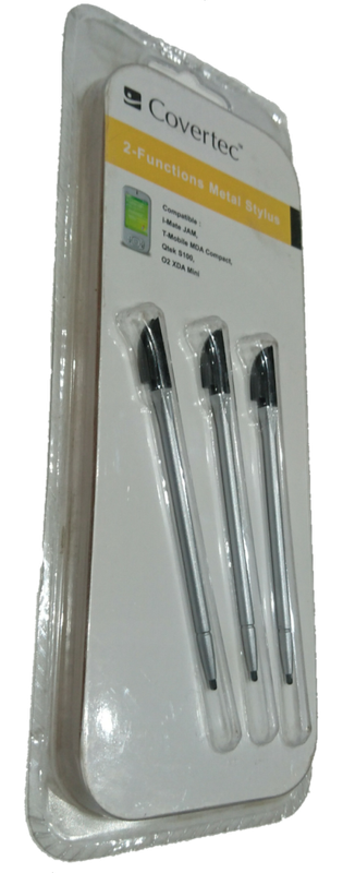 Covertec Dual Function Metal Stylus (3pk)