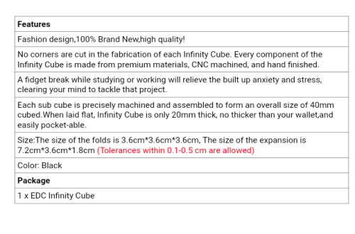 Infinity Cube