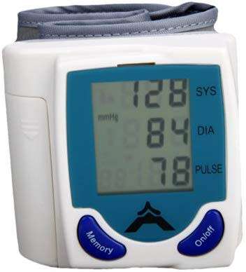 Auto Wrist Watch Blood Pressure Monitor (99 Memories)