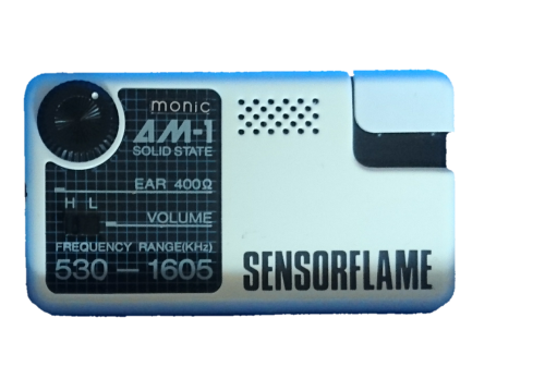 Monic Quartz Electronic Lighter with FM Radio (Sensor Flame) 1 Blue, 1 White Available