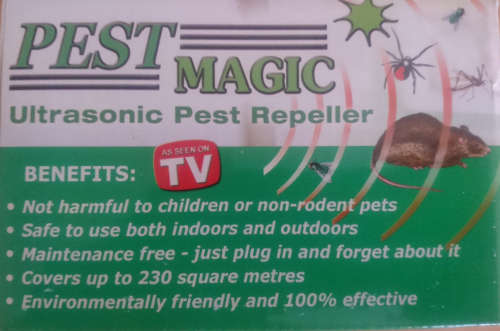 Homemark Pest Ultrasonic Plug-In Insect Repeller - 2 Pack