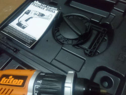 Triton 18v Cordless Plunge/Hammer Drill - TDA 100 (Almost New!)