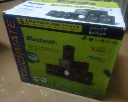 Touchmate 5.1 Bluetooth Home Theater [TM-SP4700BT] - As New! (7000W PMPO)