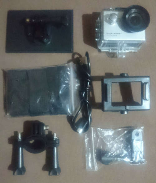 GoXtreme Pioneer (Please Read, Display - No Packaging - All as In Images) Wifi - 30m waterproof case