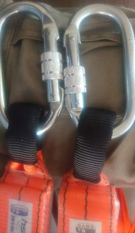 Double Energy Absorbing Fall Arrest Lanyard (1.65m) Please Read