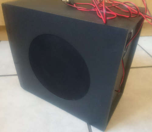 JVC Subwoofer from Soundbar Set - (Only Subwoofer) - Display, though has some scuffs on front Panel