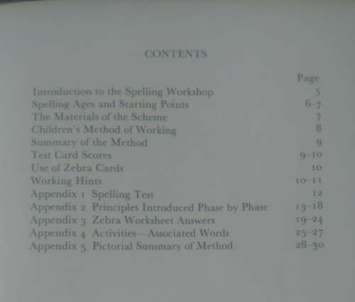 Blackwell's Spelling Workshop (Flash Cards and Instructions)