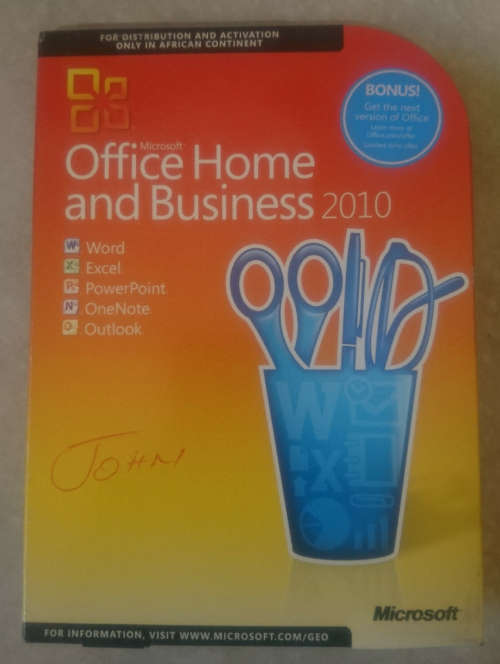 Office Home & Business 2010 (No Subscription or Payments Required)