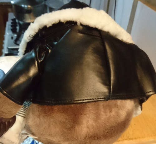 8" Stuffed Gorilla Pilot Teddy (Non Toxic!) 1 Black & 1 Brown Available - Super Cozy!!