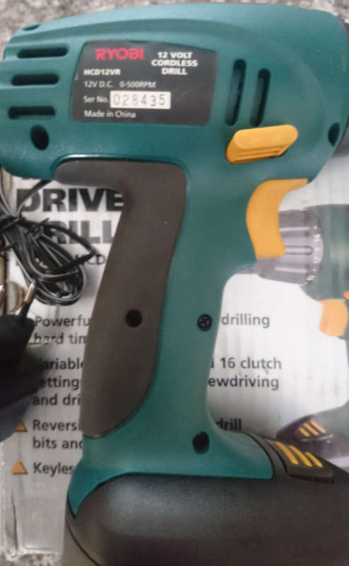 Ryobi 12V Cordless Driver Drill (HC-12V) - Display - As New
