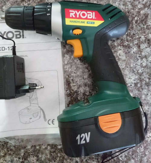 Please Read/Cosmetic - Ryobi 12V Cordless Driver Drill (HCD-12) - Display