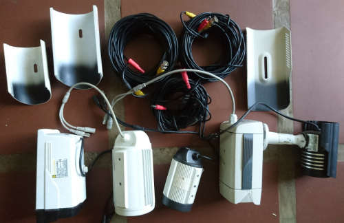 DVR Cameras & Cables (1 Bid for all)
