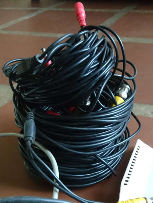 DVR Cameras & Cables (1 Bid for all)