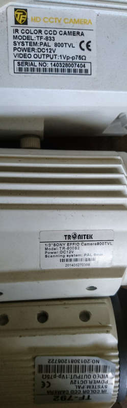 DVR Cameras & Cables (1 Bid for all)