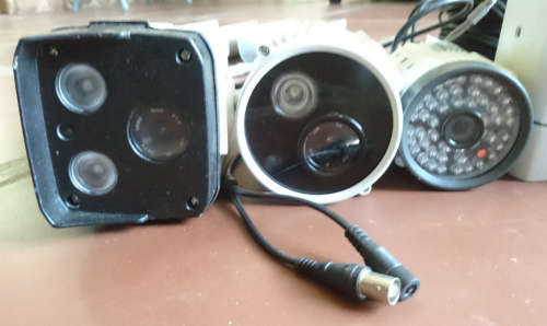 DVR Cameras & Cables (1 Bid for all)